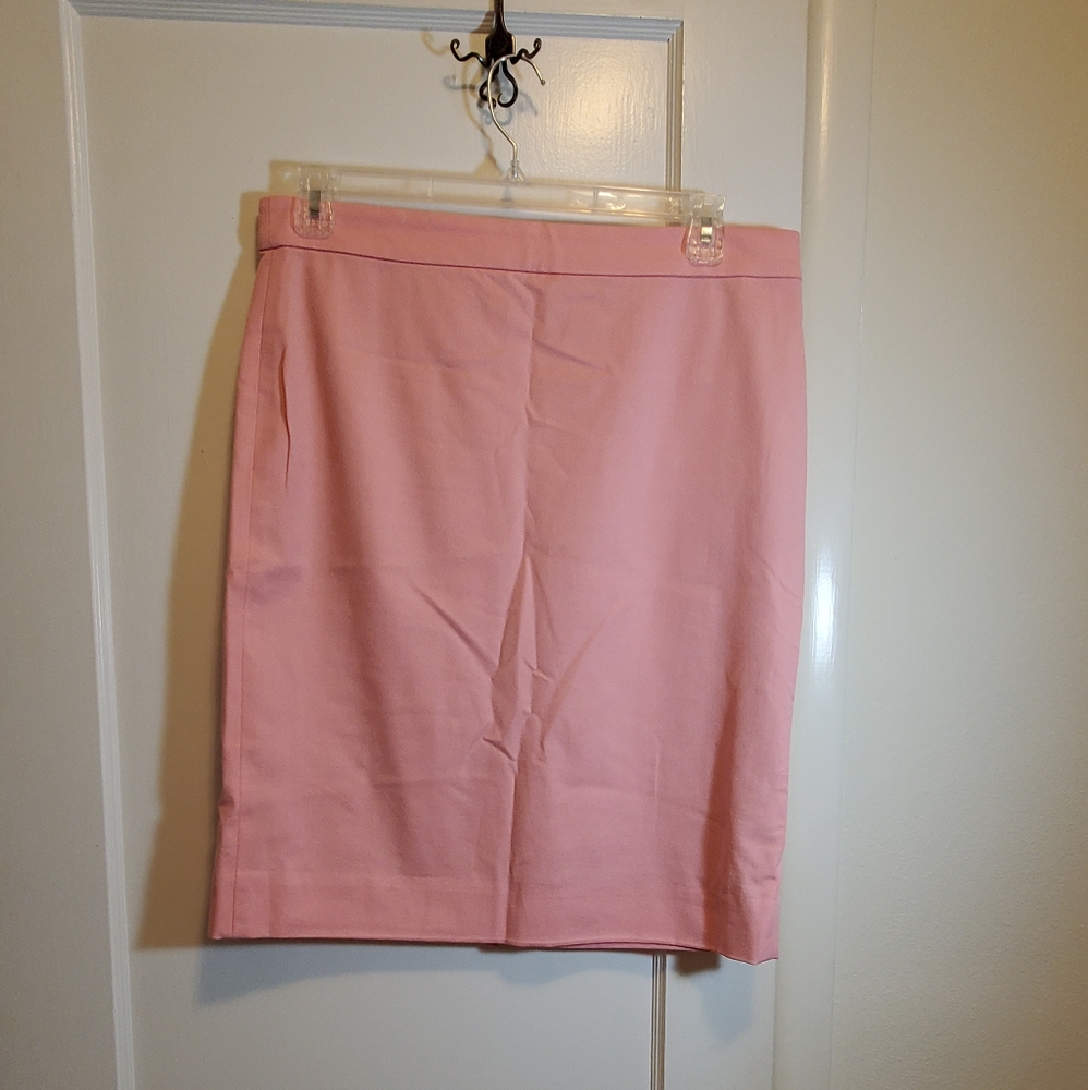 J. Crew pink pencil skirt